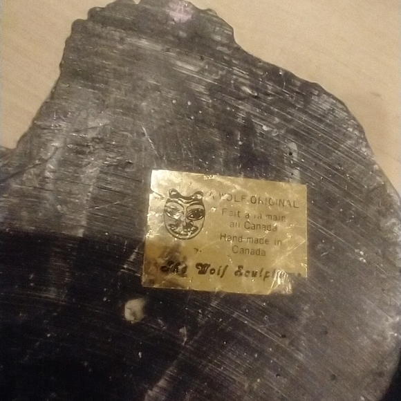 Three soapstone sculptures all original by wolf - Picture 9 of 9